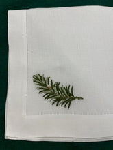 Load image into Gallery viewer, Evergreen Branch Runner &amp; Napkins