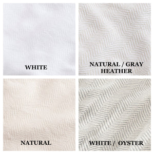 Herringbone Cotton Blankets