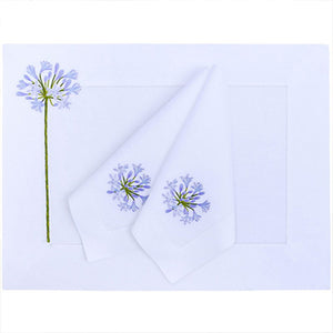 Agapanthus Placemats & Napkins