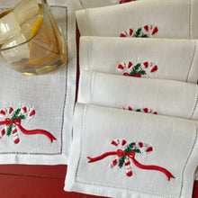 Load image into Gallery viewer, Candy Cane Cocktail Napkins