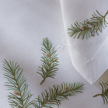 Load image into Gallery viewer, Evergreen Branch Tablecloths and Napkins