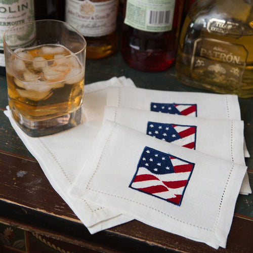 Old Glory Cocktail Napkins