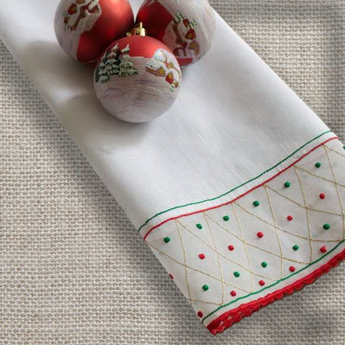 Holiday Dot Guest Towels