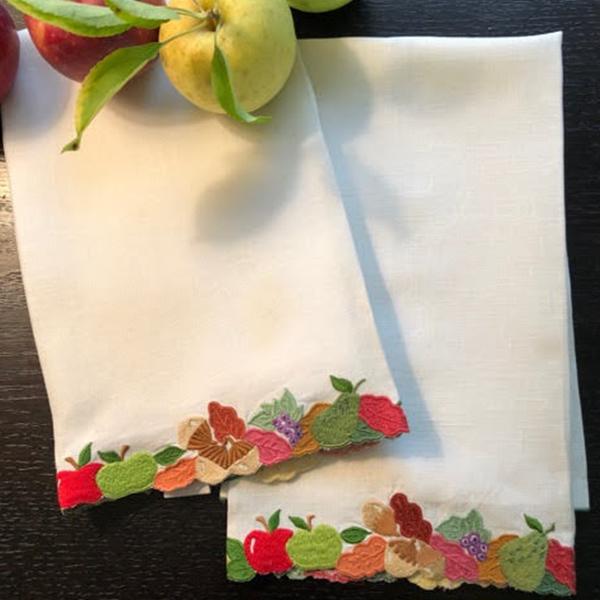 Harvest Fruit Guest Towels