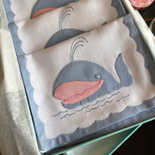 Happy Whale Cocktail Napkins